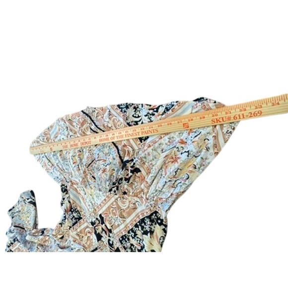 "KATE & MALLORY" 1 Pc. Jumpsuit SZ 1X Floral Boho Summer Cottage Core Babydoll - Picture 7 of 12